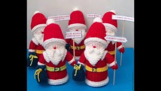 Вязаные игрушки. Новогодняя сказка от Светланы Забелиной.Beautiful knitted Christmas toys