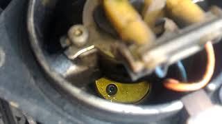 Renault 19.  Распыл форсунки моновпрыска F3N 740