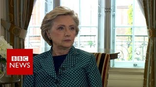 Clinton on Weinstein: 'I was shocked and appalled' - BBC News