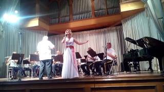 Естрадно-духовий оркестр, солістка Ірина Філіпенко-"ВОЛЬНАЯ ВОЛЯ""