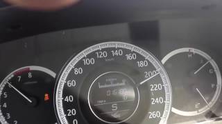 Honda Accord 2.4 EarthDream Sport 2017 Top Speed