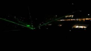Lasershow Eröffnung Dynamo Stadion