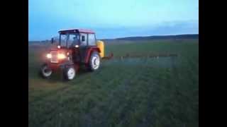 Akcja 2014 Siew nawozu + Pryskanie , TYM 503 & STRUMYK , URSUS C 330 M & OPRYSKIWACZ
