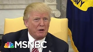 President Donald Trump 'Totally Opposed To Domestic Violence Of Any Kind' | MSNBC
