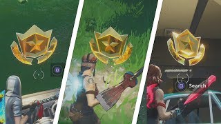 All Season 9 Secret Battle Stars Locations Guide (Utopia Challenges) - Fortnite Battle Royale