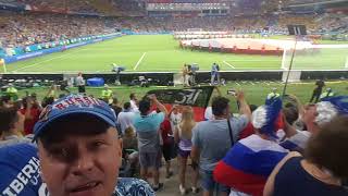 Начало матча Германия-Швеция. Стадион Фишт 23.06.2018. ЧМ по футболу.
