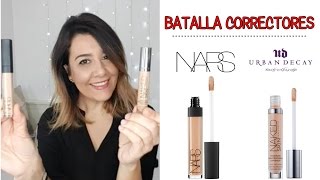 BATALLA de CORRECTORES:  NARS vs URBAN DECAY | Demo en Directo | NathuStyle