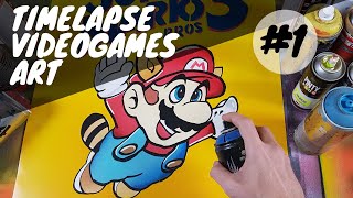 Super Mario Bros 3 ? | Spray Paint Art (Timelapse) | Nintendo | 400ml creations