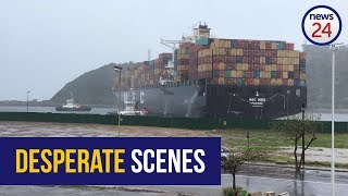 Desperate scenes in Durban as high winds and flash floods cause severe damage