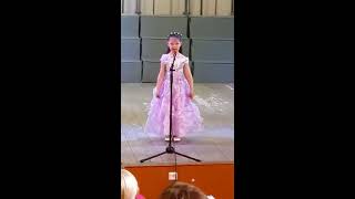 Плотникова Кира, 2 место на городском конкурсе "Зажигаем звезды", МБДОУ "Детский сад № 106"