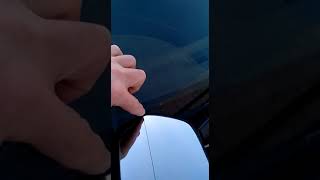 Снятие элементов зеркал на HONDA STEPWGN