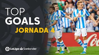 Todos los goles de la jornada 4 de LaLiga Santander 2019/2020