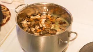 Грибной суп, как быстро и просто варить