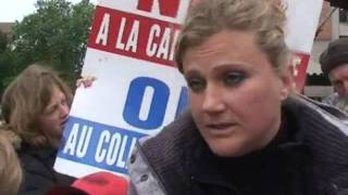 Manifestation contre la carte scolaire