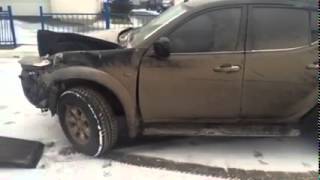 Юрий Бирюков попал в аварию