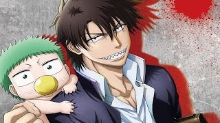 Приколы из аниме(Лучшие моменты) Вельзевул(Beelzebub) часть 1