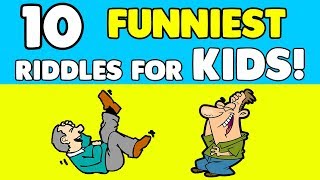 10 FUNNY RIDDLES FOR KIDS!! - (NEW riddles with answers!)