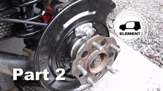 Honda Element Rear Wheel Bearing Replacement (how I did it...)PART 2