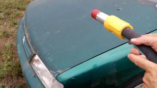 decapage carrosserie avec aerogommeuse N° 35