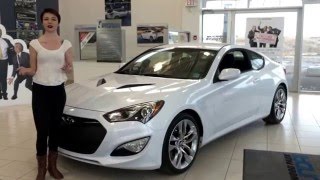 2015 Hyundai Genesis Coupe | R Spec | Pearl White | 3.8 6 Speed Manual | Sherwood Park Hyundai