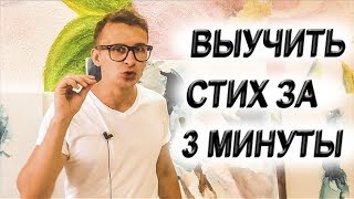 Как быстро выучить стих за 3 минуты | Стихотворение Фета - Бал