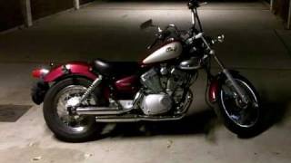 Virago XV250 NightBob Exhaust Modification