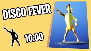 FORTNITE DISCO FEVER DANCE 10 MINUTES WITH COUNTDOWN // FORTNITE EMOTES