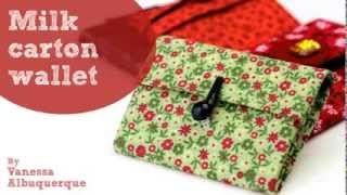 Milk carton wallet - Do it yourself