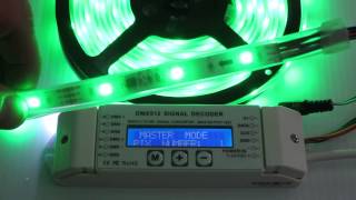 EasyPix Controller / DMX to SPI Smart Pixel Decoder (Like the LOR Color Cosmic Ribbon)