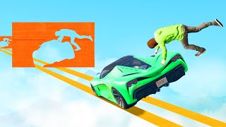 БРАТИШКА ДЕРЖИСЬ ЗА МАШИНУ! Я и ТОЛЯ ПРОХОДИМ НЕОБЫЧНЫЙ ПАРНЫЙ ПАРКУР! (GTA 5 Смешные Моменты)