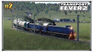Первый дизель | Transport Fever 2 песочница с модами | S02 #2 (жд игры)