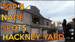 MODERN WARFARE: Top 5 Nade Spots Hackney Yard  | Modern Warfare Tipps & Tricks Deutsch/German