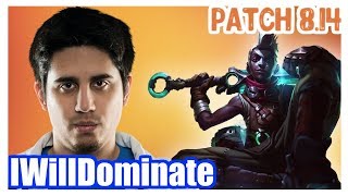 IWillDominate | EKKO vs GRAVES | EKKO Jungle | Challenger Gameplay | Patch 8.14