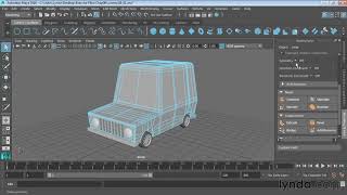 #45 Курс Maya 2017 Essential Training. Использование Modeling Toolkit