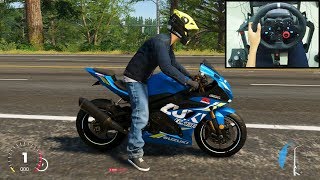 Suzuki GSX-R1000R - The Crew 2 | Logitech g29 gameplay
