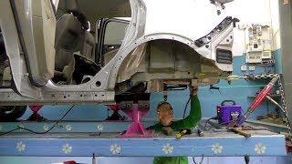 Ford Escape . Вытяжка сложного перекоса кузова ?