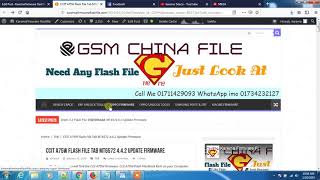 CCIT A75W Flash File Tab MT6572 4 4 2 Update Firmware Rom
