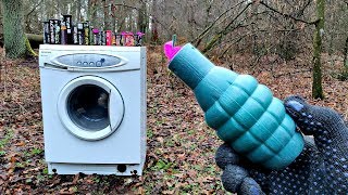 ?BIG FIRECRACKERS vs WASHING MACHINE?