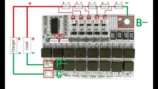 Плата BMS для переделки аккумулятора шуруповёрта на Li-ion