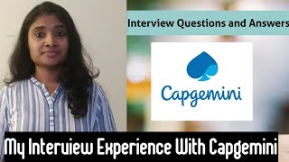 Capgemini Interview Experience| Interview Questions and Answers