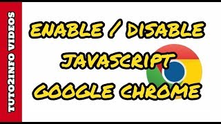 How to Enable or Disable JavaScript in Google Chrome | Turn on JavaScript Chrome | UPDATED