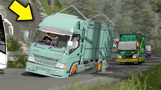 Truk Canter Cabe Oleng Lepas Kontrol - Euro Truck Simulator 2
