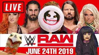 WWE Raw Live Stream - Full Show Watch Along June 24th 2019