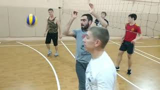 Товарищеская встреча по волейболу между командой "Балтика" и командой с. Русского!