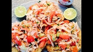Tostadas de Jaiva / Crab Meat Tostadas (How To)