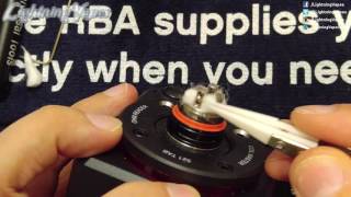 TFV8 Baby Beast RTA Rebuild & Wicking Tutorial - By Lightning Vapes