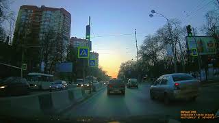 Пример вечерней съемки на Mio MiVue 765