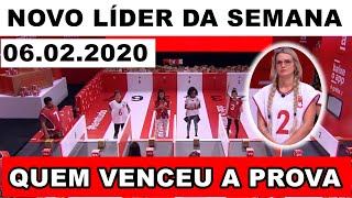 ?BBB 20: Veja quem VENCEU a terceira prova do líder 06/02/2020? Quem é o novo líder?