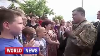 Новости от Ватника: Мариуполь встретил бухого Порошенко 11 06 2015 1