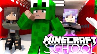 Minecraft School - TWO GIRLS FIGHT OVER LITTLE LIZARD! w/ Tiny Turtle